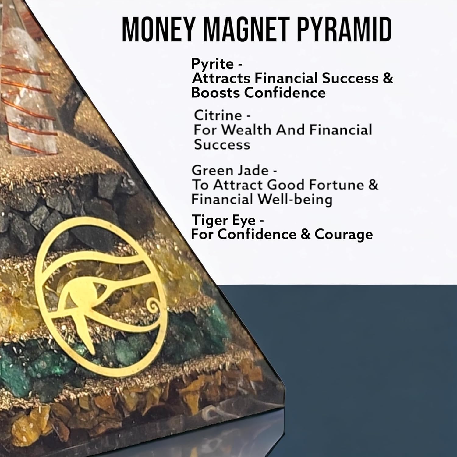 Pyrite Pyramid Original Money Magnet